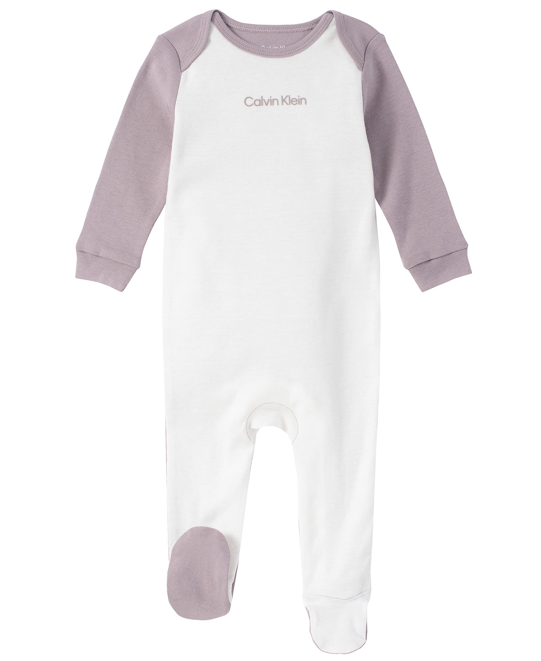 Calvin Klein Organic Baby Essentials Footed Coverall