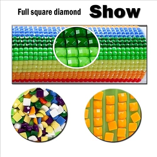 Miniatura 2 de Pintura de diamantes de camello de animales, tamaño grande 47.2 x 15.7 pulgadas, kits de pintura de diamantes 5D para adultos, pintura por números,