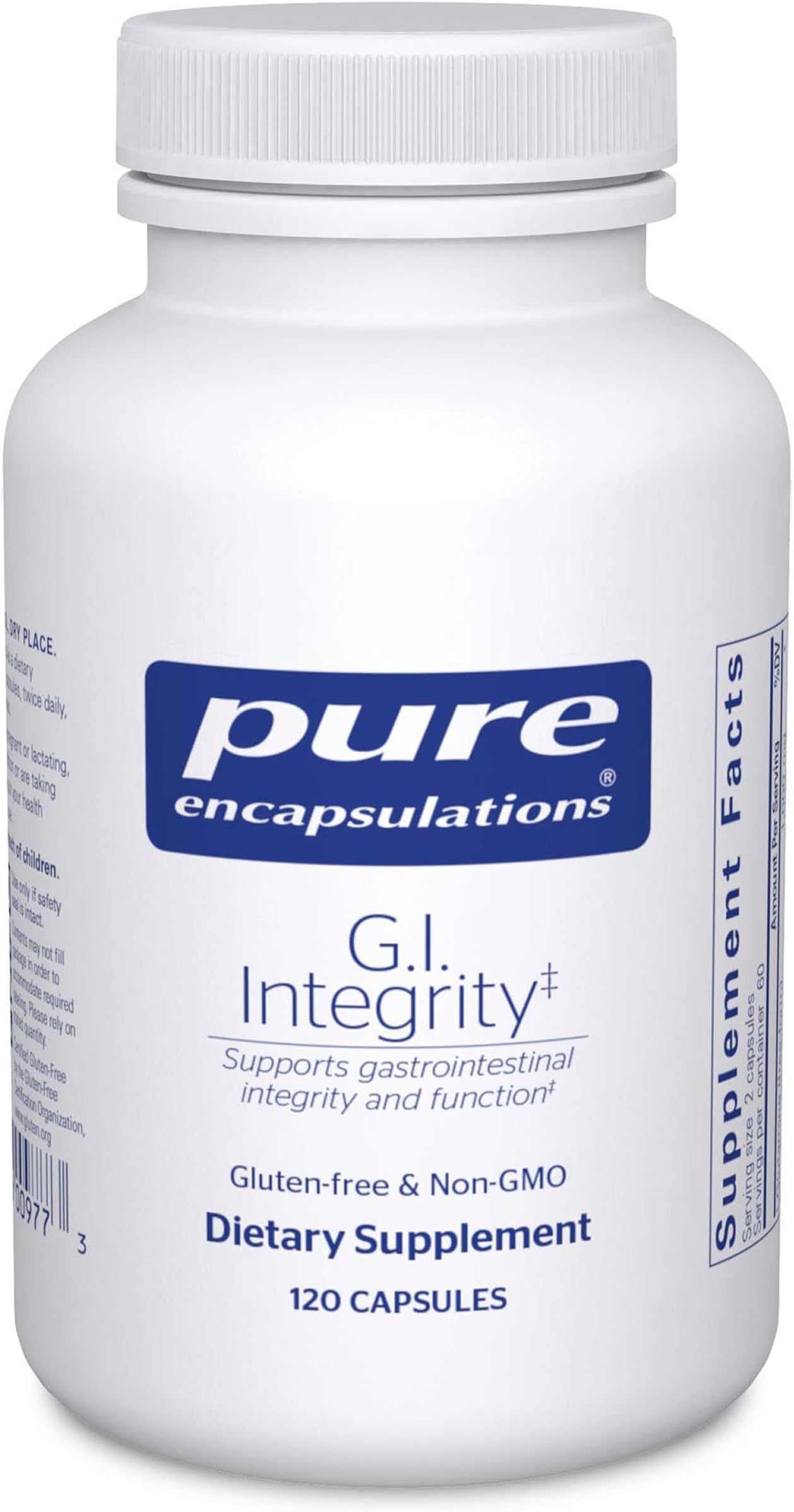 Pure Encapsulations G.I. Integrity | Enhanced Support for Gastrointestinal Integrity and Function | 120 Capsules