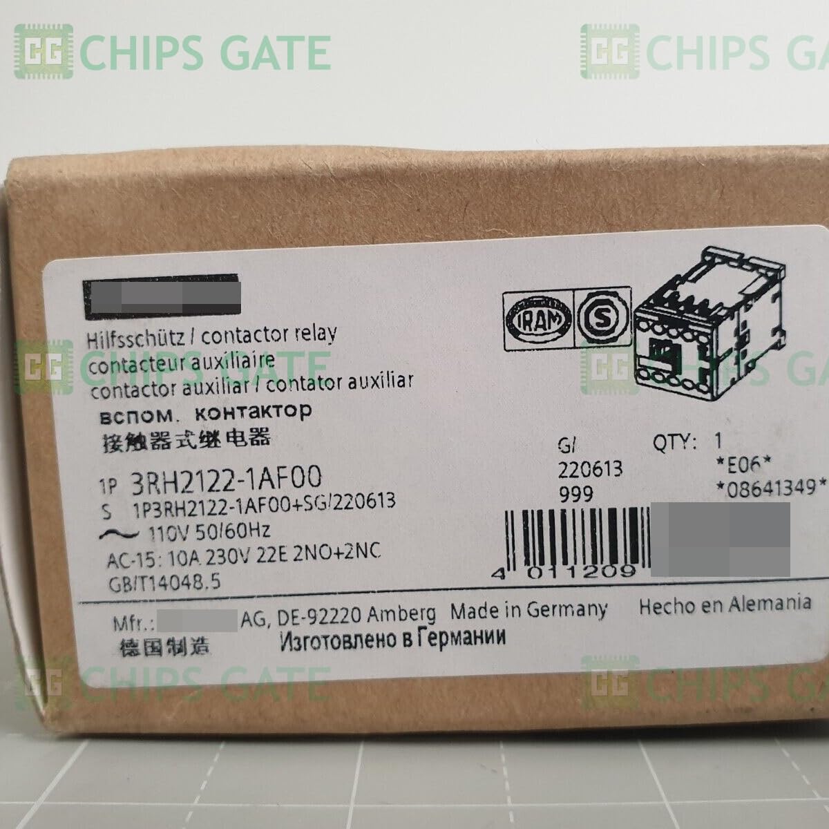 3RH2122-1AF00 / 3RH21221AF00 (New in Box)