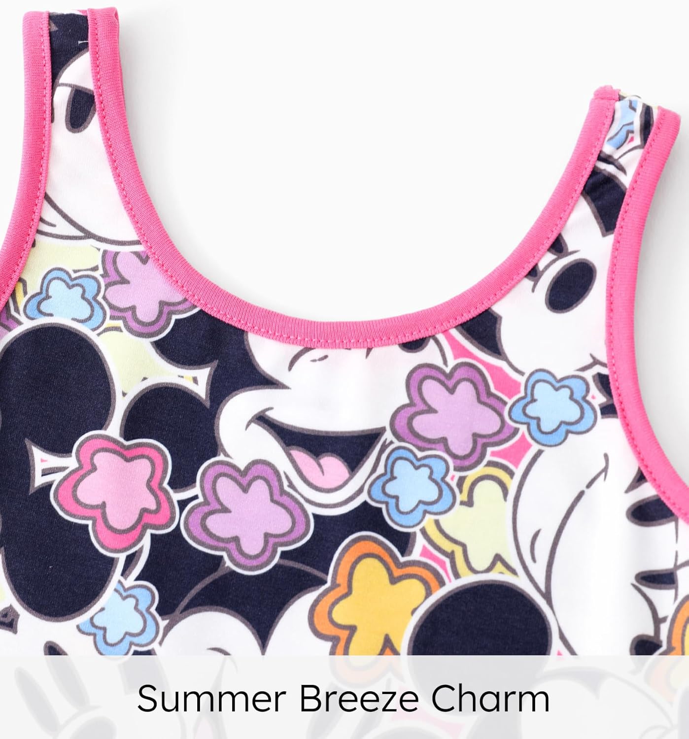 Disney Mickey and Friends Mickey Mouse Toddler Girl Tank Dress Character Print Multicolor Summer Casual Holiday Sleeveless A-Line Sundress 4-5T - Image 4