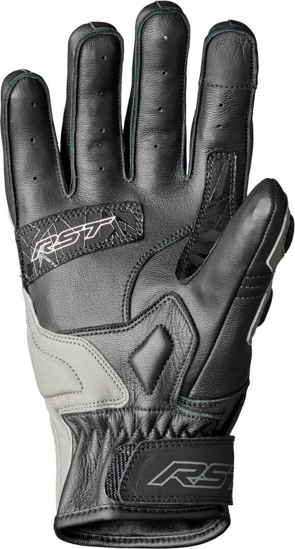 RST Stunt III Rękawice motocyklowe, czarny/zielony, XL