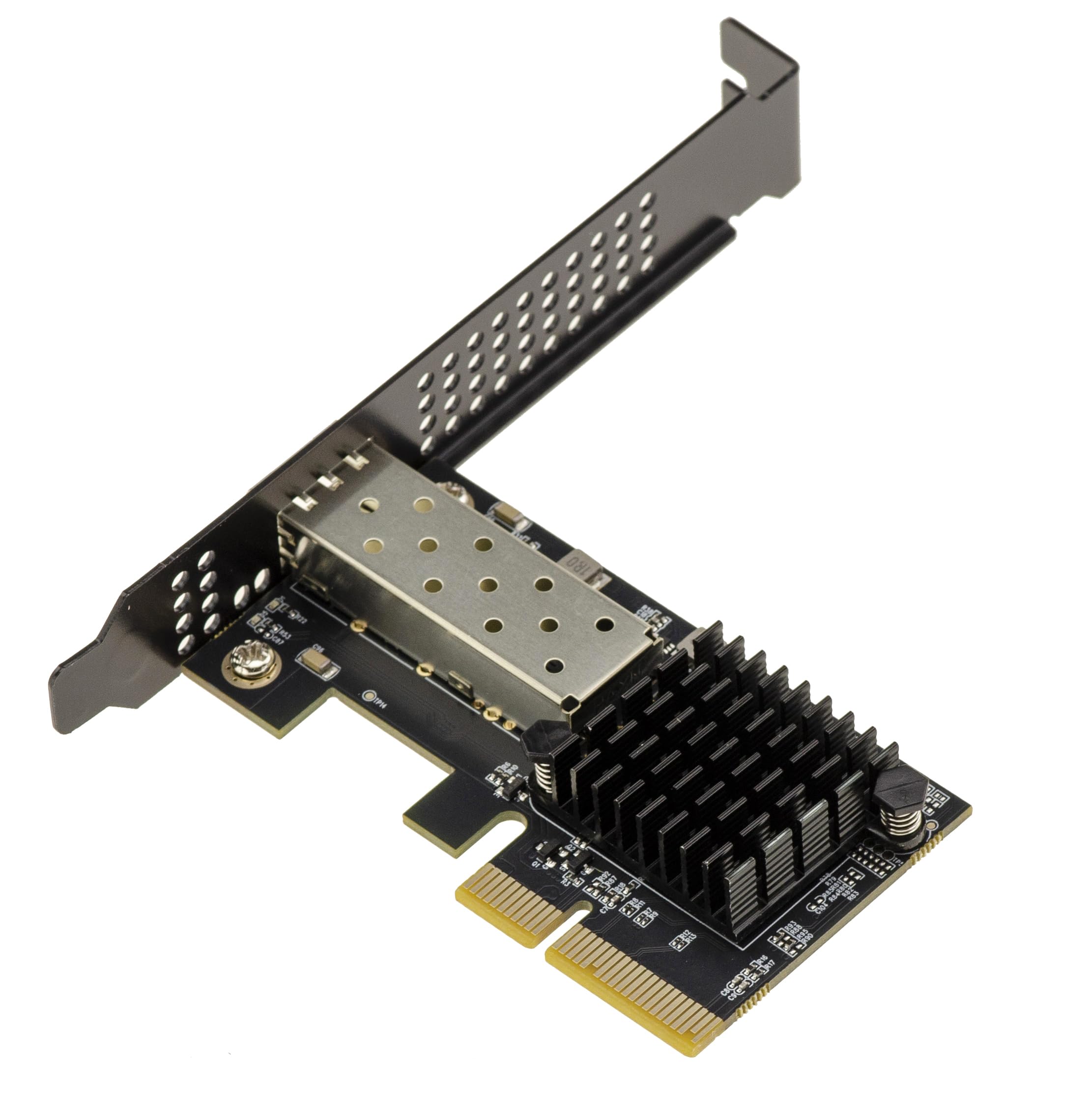 KALEA-INFORMATIQUE Scheda controller di rete PCIe x4 Gen 4.0 con una porta SFP+ 10G e chipset Realtek RTL8127, a basso consumo, raffreddamento passivo