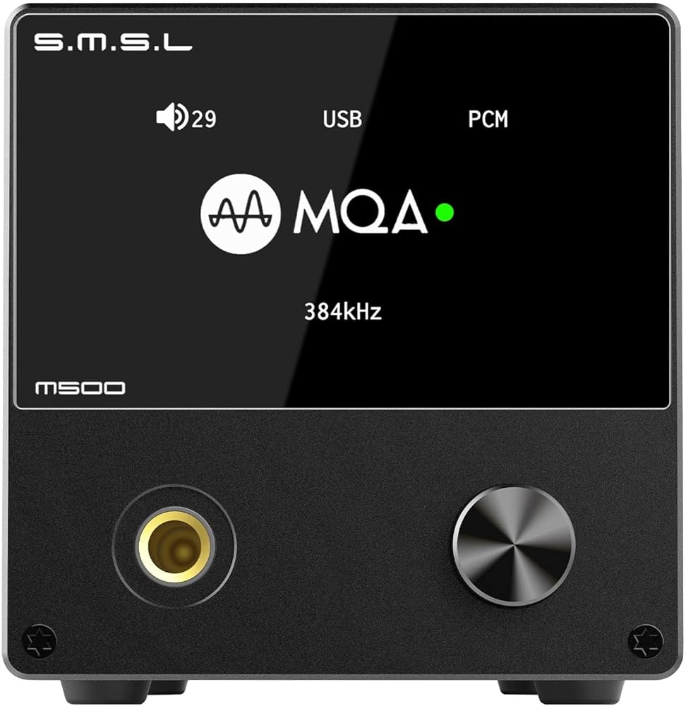 Amazon.co.jp: S.M.S.L M500 DAC ヘッドホンアンプ MQAデコード