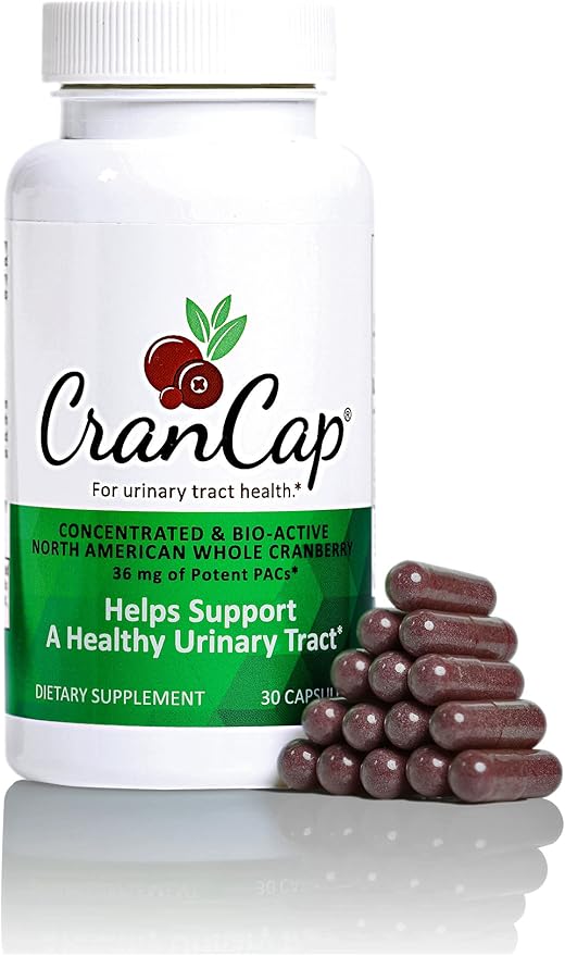 CranCap Cranberry Pills for Urinary Tract Health 30 Count