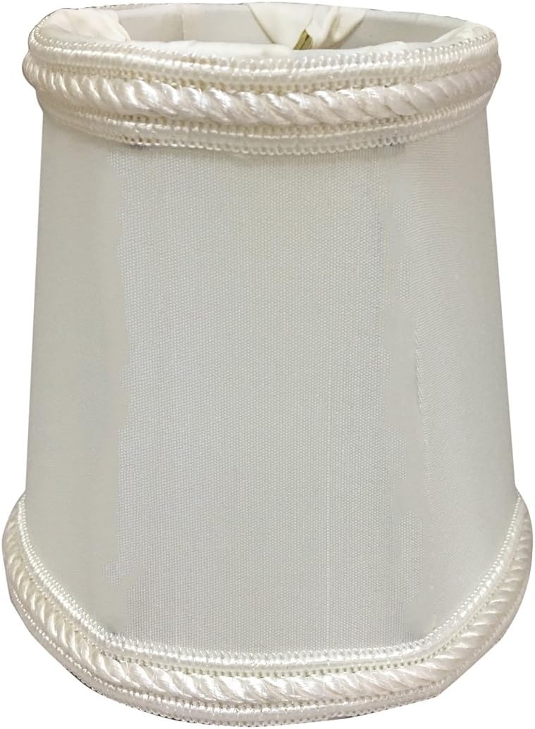 Flаѕh Dеаlѕ - 80% оƒƒ Royal Designs Bell Clip on Chandelier Lamp Shade, Mouton, 3 x 6 x 4.25, CS-113WH-6