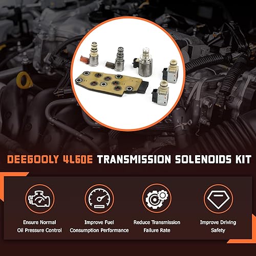 Miniatura 2 de Kit de solenoide maestro de transmisión 4L60E apto para piezas de repuesto GM EPC Shift 2003-On