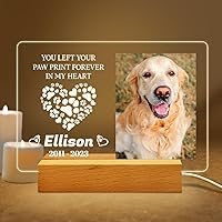 Vista 8 de Regalos conmemorativos personalizados, regalos de luz nocturna conmemorativa en memoria de un ser querido, regalos de condolencias personalizados