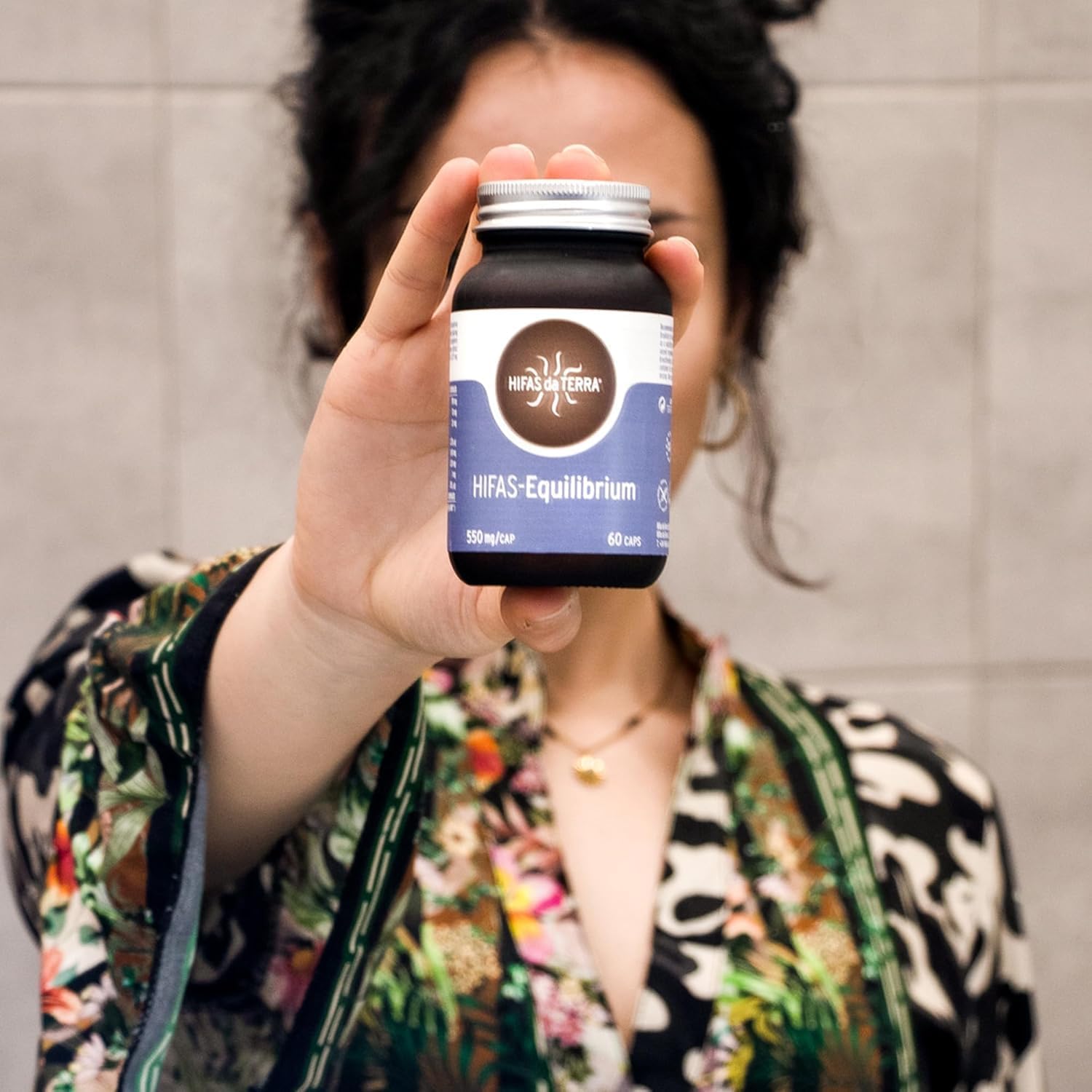 HIFAS DA TERRA - HIFAS-Equilibrium Extractos de Hongos Puros de Reishi, Melena de León y Cordyceps para Equilibrar el Bienestar Físico y Emocional - Bote 60 Cápsulas