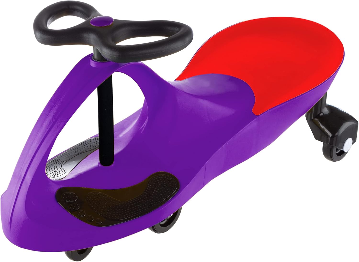 Wiggle Car Ride On Toy ? No Batteries, Gears or Pedals ? Twist, Swivel, Go ? Outdoor Ride Ons for Kids 3 Years and Up by Lil? Rider (Blue) 30"L x 13.5"W x 16"H Blue and Black
