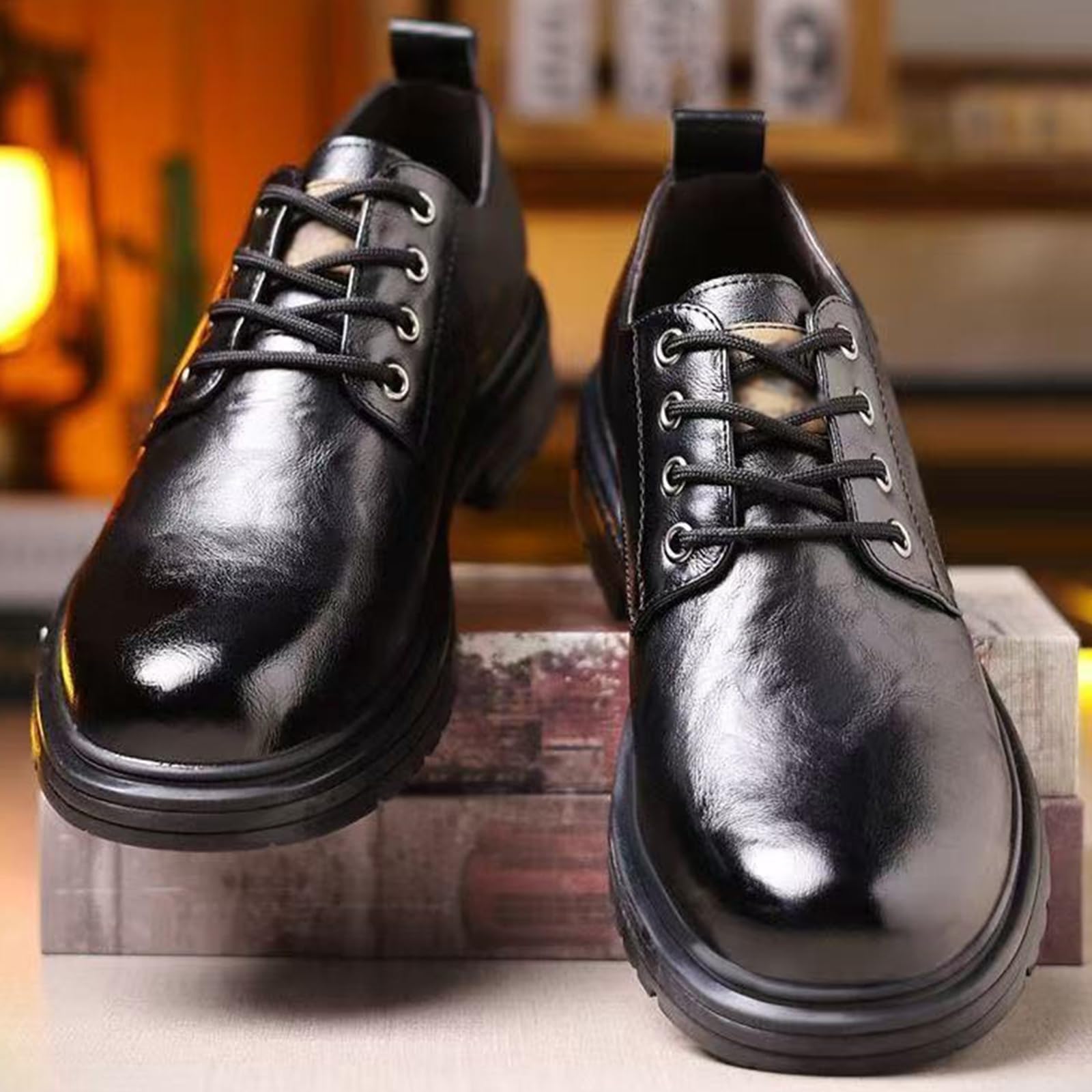 Uomo Scarpe da Formale Scarpe da Sera | antiscivolo, traspirante, Punta Tonda, classico, Nozze, Commerciale, Sposa