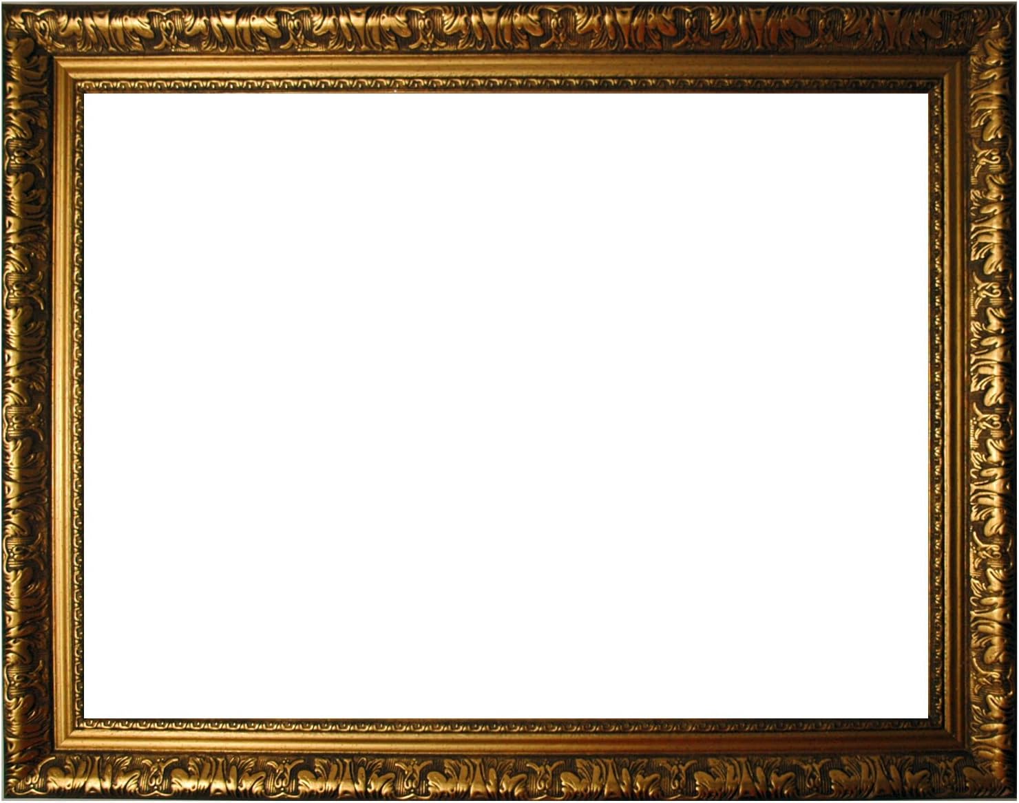 Baroque Frame Gold Finely Decorated 335 ORO, Empty Frame 40x60 cm