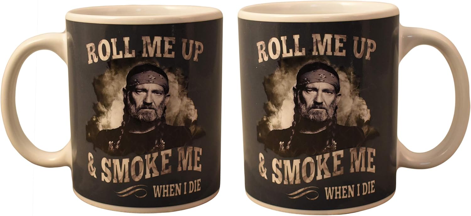 Willie Nelson 12 Oz Image Changing, Color Changing Mug
