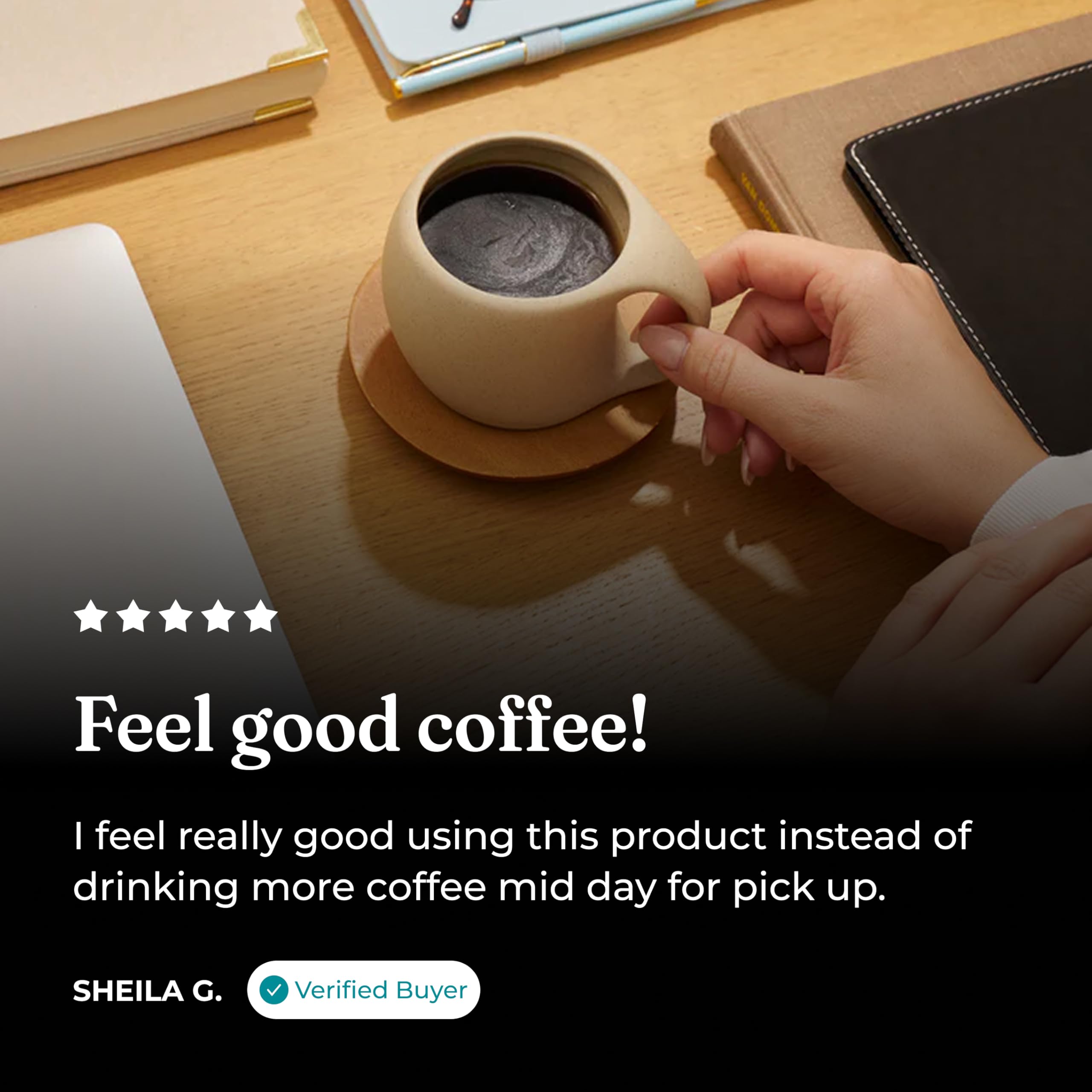 Four Sigmatic Organic Instant Adaptogen Coffee | Medium Roast Instant Coffee with Ashwagandha, Chaga, Eleuthero & Tulsi | Immune Support & Stress Relief | Pack of 10