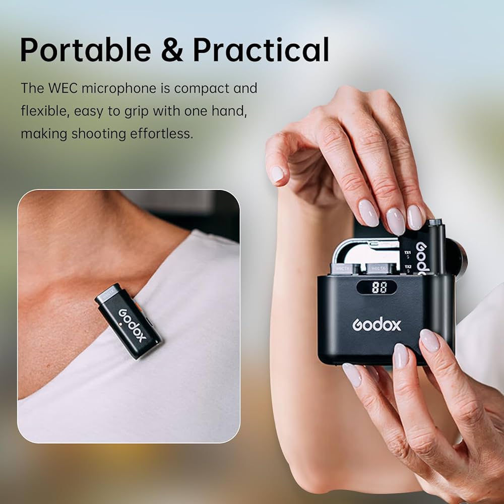 Godox WEC Kit2 ワイヤレスマイク Amazon.com : GODOX WEC Kit2 2.4GHz Wireless Microphone with