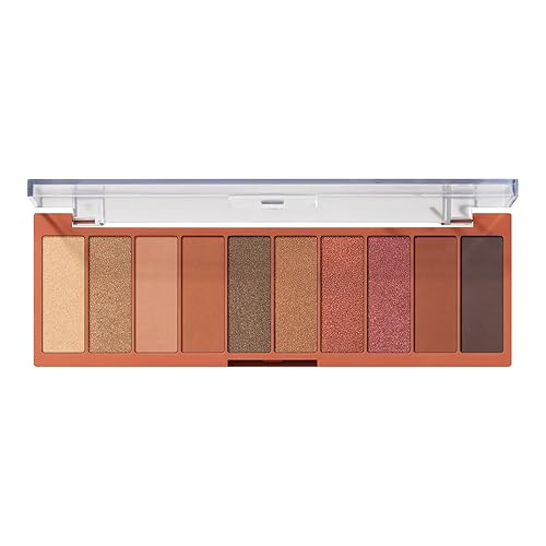 Miniatura 10 de e.l.f. Paleta de sombras de ojos Perfect 10, diez tonos ultrapigmentados azules y morados metálicos, fórmula mezclable, vegano y libre de crueldad