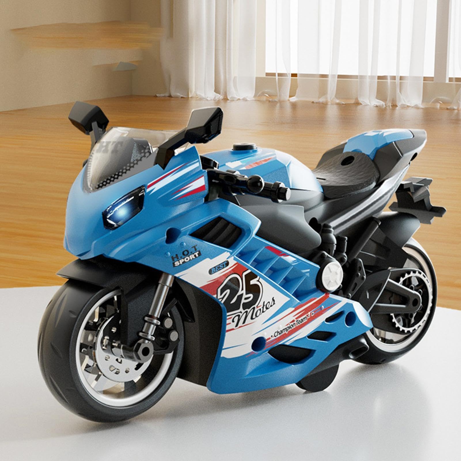 Amazon.co.jp: バイクフィギュア、音と光のバイク - 電動