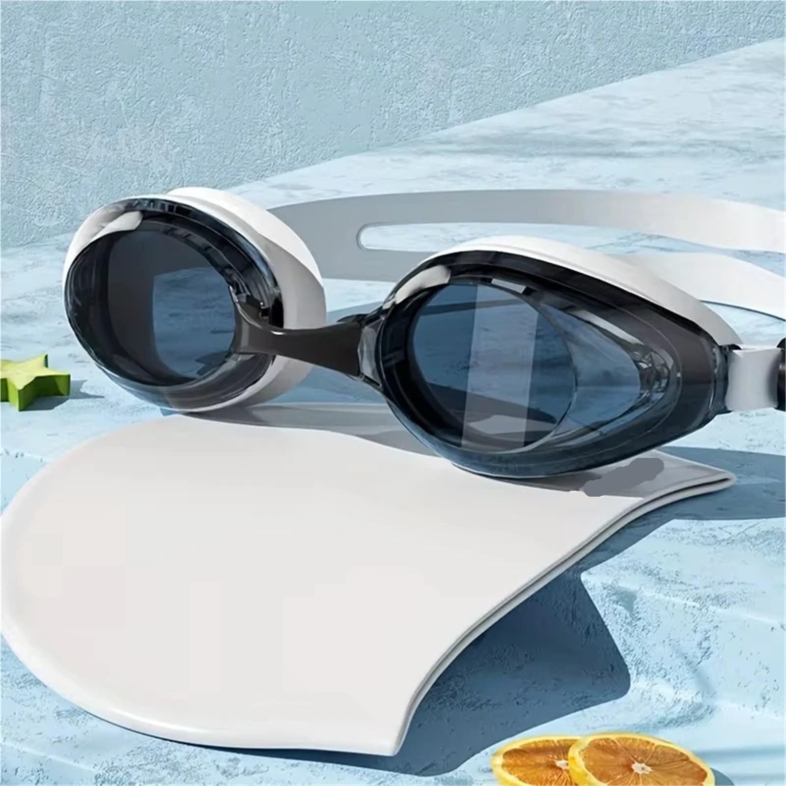 Occhialini da nuoto antiappannamento professionali impermeabili unisex for adulti Uomini Donne per Adulti Uomini Donne