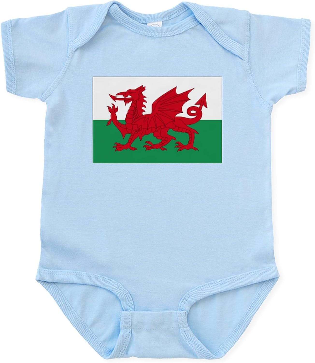 CafePress Welsh Red Dragon Infant Bodysuit Cute Infant Bodysuit Baby Romper
