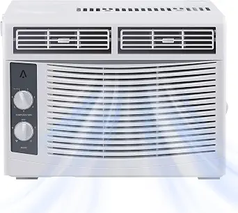 Window Air Conditioner 5000 BTU with Remote Control, WiFi Enabled, Quiet Operation, 3 Cooling Speeds