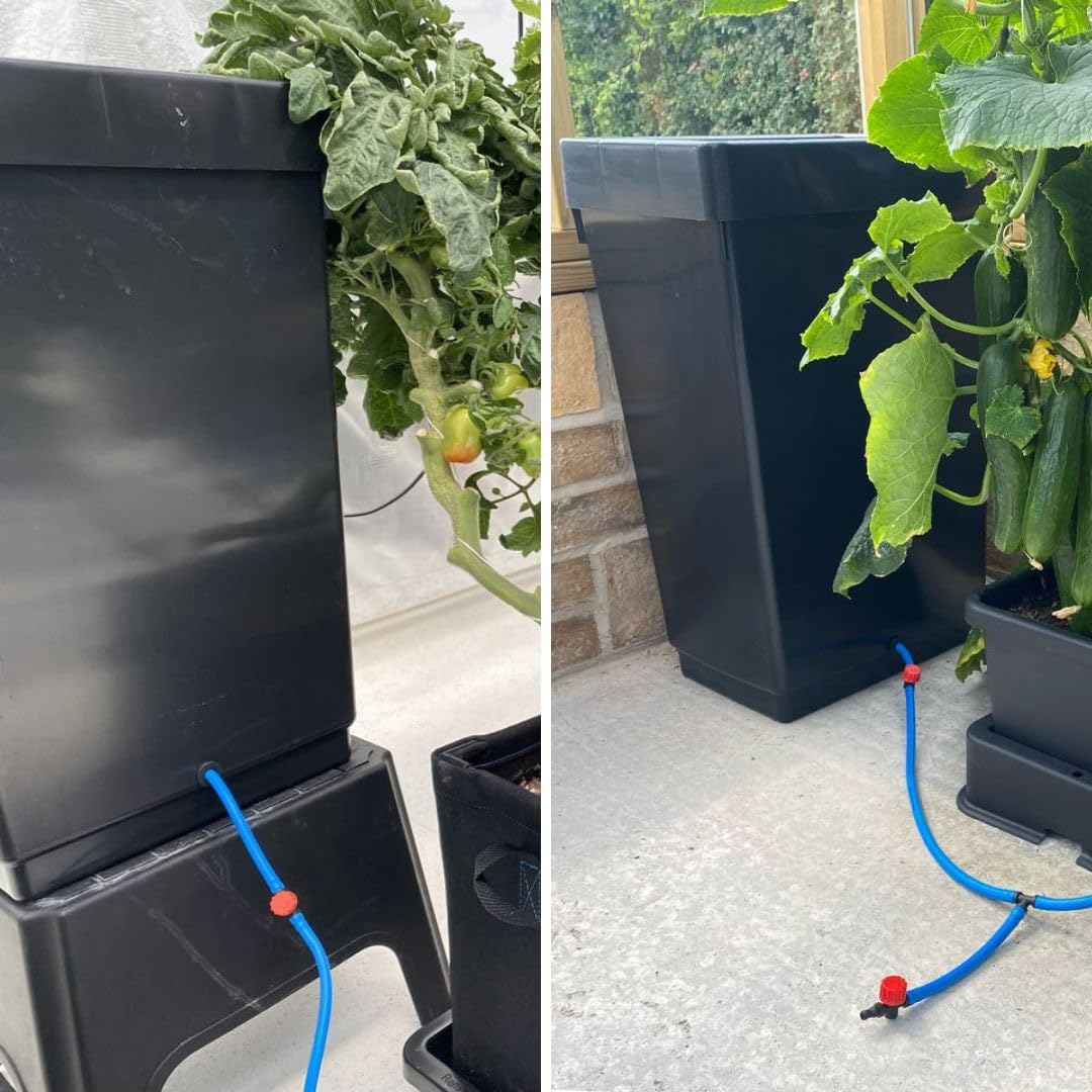 Autopot Wassertank 30L mit Deckel und Dichtung in Schwarz