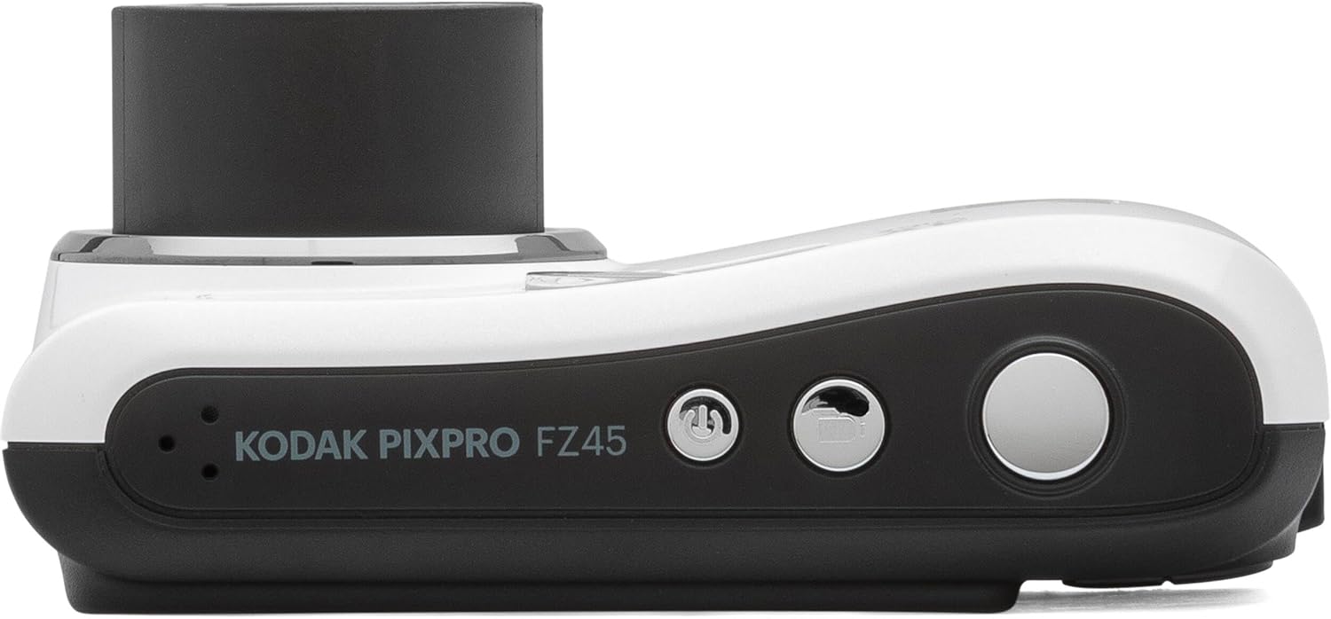 Kodak PIXPRO FZ45 16MP Digital Camera 4X Optical Zoom 27mm Wide Angle 1080P Full HD Video 2.7" LCD Camera (White) + 64GB Card and Reader + Memory Wallet Bundle - Image 4