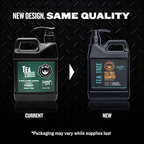 Miniatura 2 de GIBS Champú de árbol de té para aseo personal, 33.8 onzas líquidas