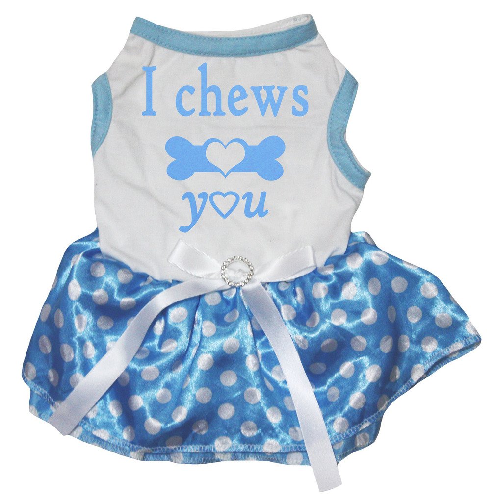 Robe pour chiot qui ne serre pas le ventre avec tutu léger