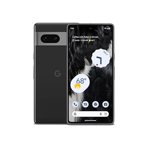 Google Pixel 7-5G Teléfono Android - Smartphone desbloqueado con lente gran angular y batería de 24 horas - 128 GB - Obsidiana