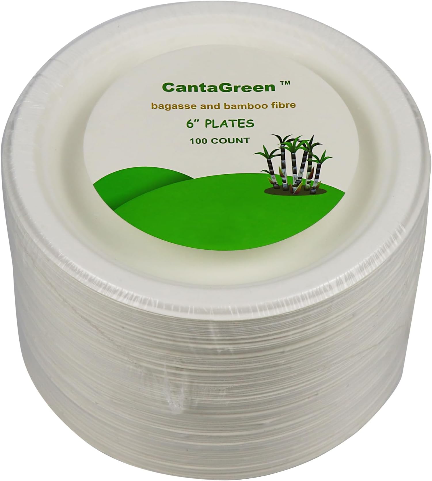 Classic White, Round Appetizer and Dessert Plates, 6