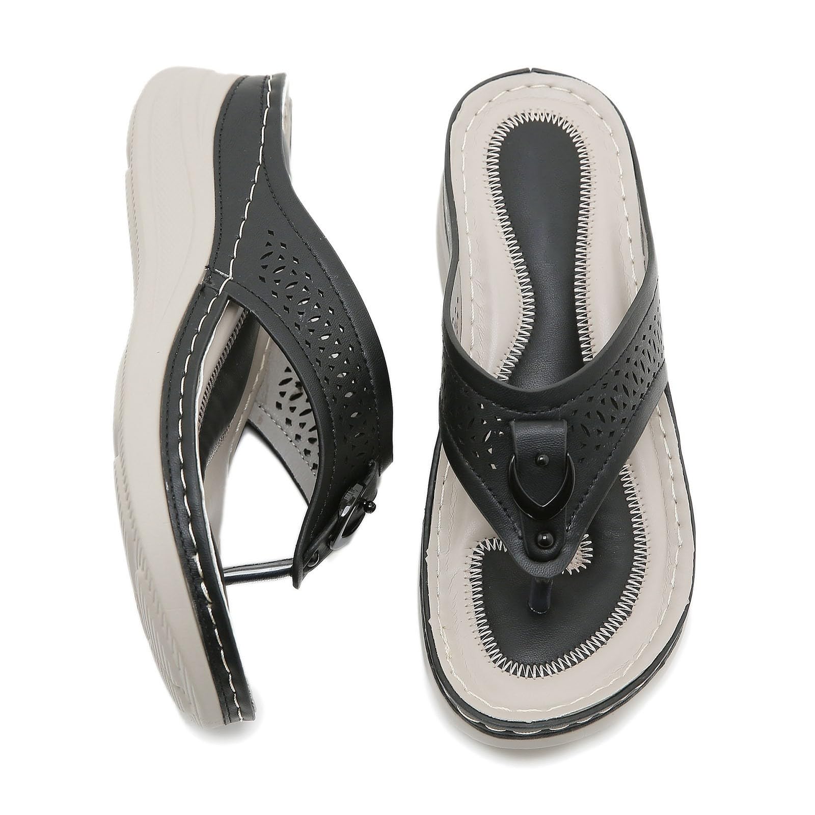 Generico Sandales De Marche Femme Confortables LéGèRes AntidéRapantes Semelle Souple Respirantes Chaussures Femme éTé éLéGantes Mules Support Coupe Large Ville Usage Quotidien