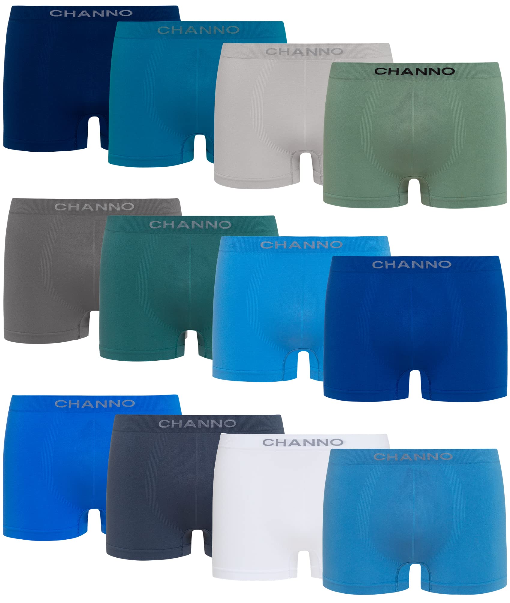 Channo Niño Calzoncillos Boxer Infantil de Licra, Sin Costuras, Suaves y Elásticos