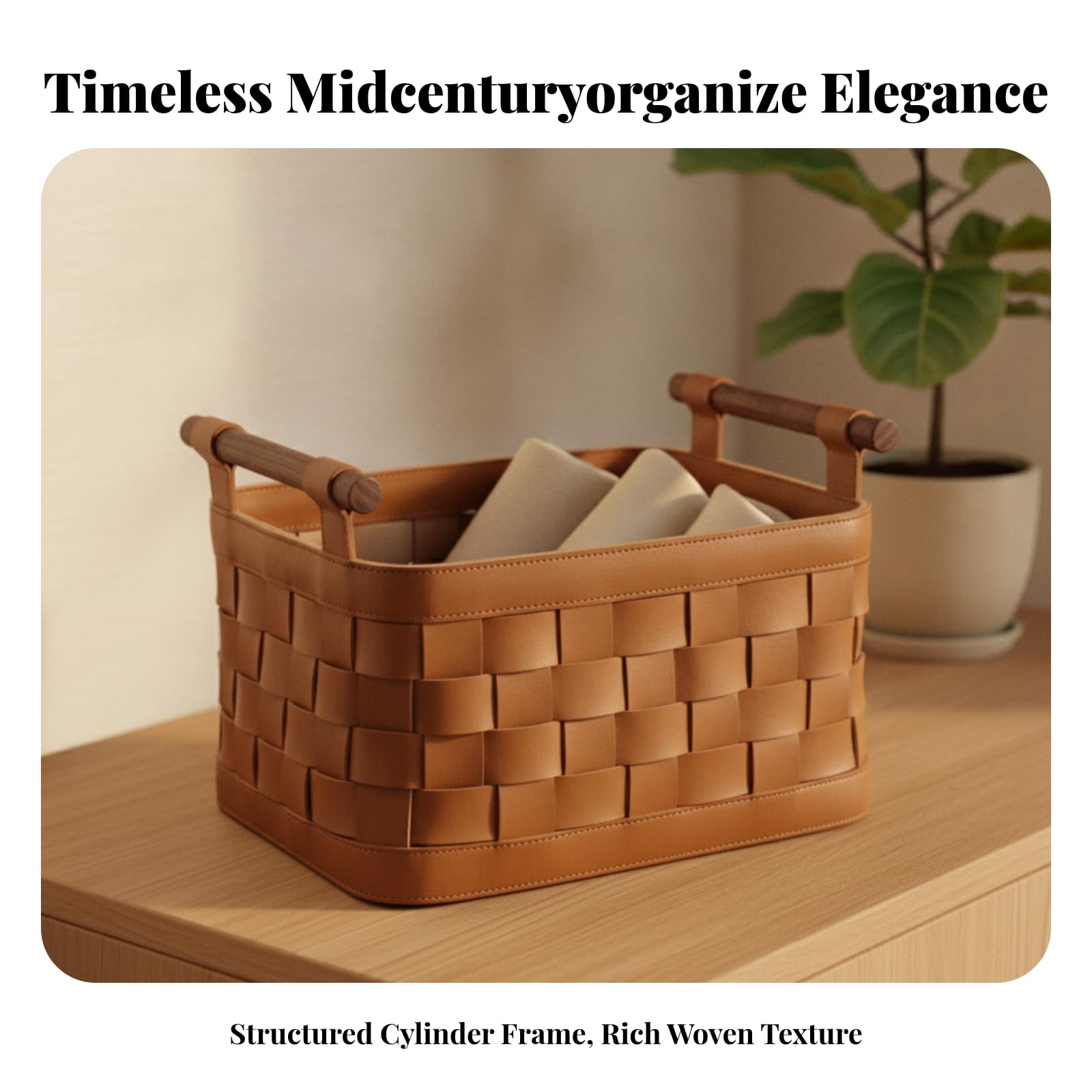 Cesta con Resisn, Negro, 33 26 19