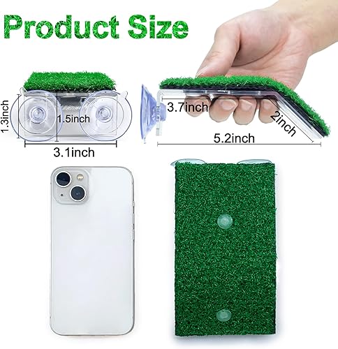 Miniatura 10 de Keedolla Plataforma de tortuga de simulación de tortuga de césped, escalera de escalada de tortuga, terraza de descanso para rana reptil - Medio