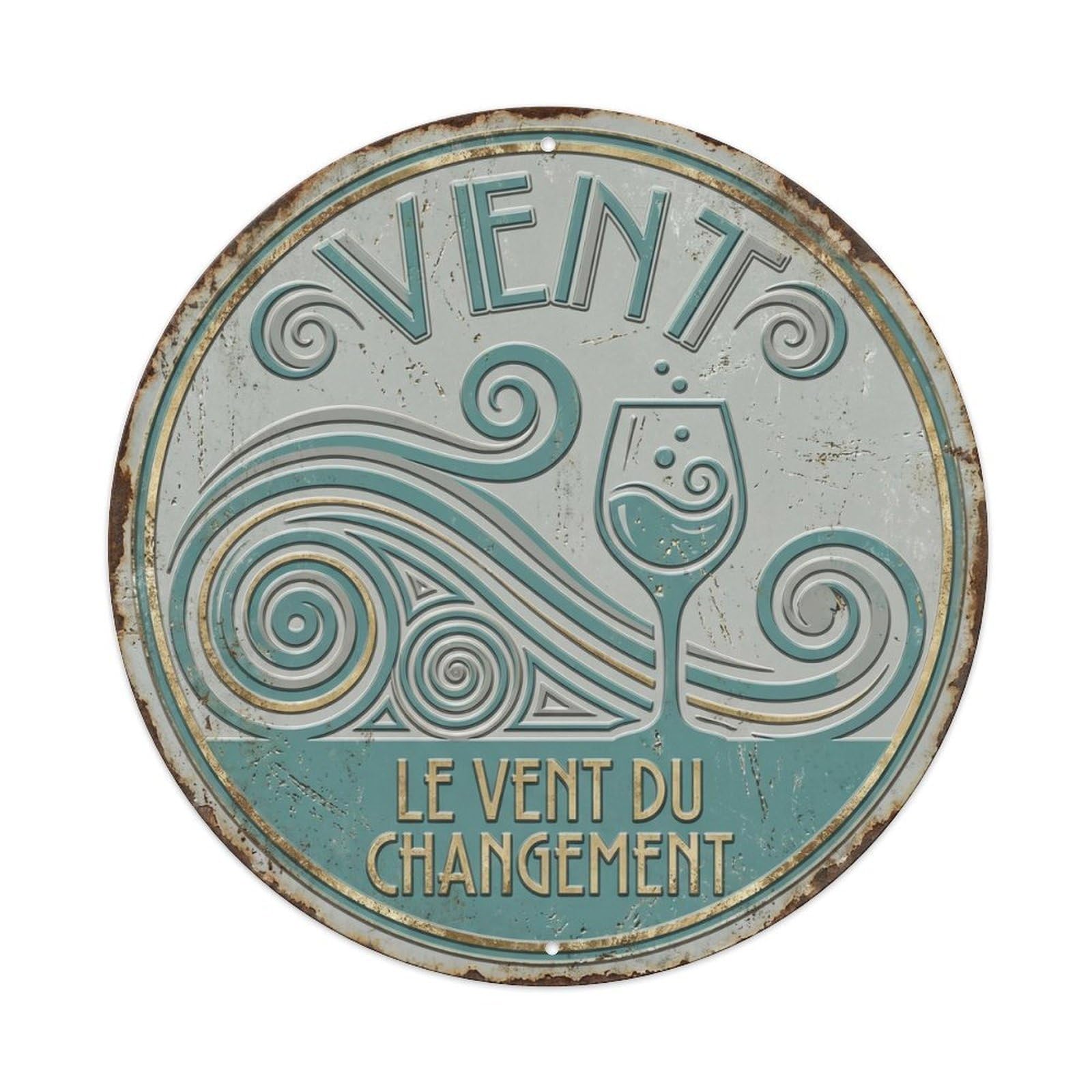 Wind Humorous Mancave Wind Metal Tin Sign