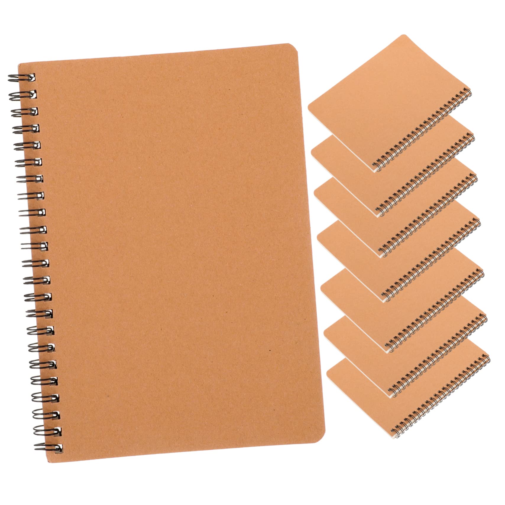 Lot De 10 Carnets De Notes À Spirale A5 Pages Vierges Pour Journal Intime Voyage Écriture Croquis Bureau