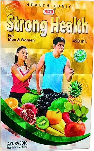 Ayurvedic Strong Health Syrup for Men & Women Energy & Immunity Booster | Daily Health Supplement I 450ML
