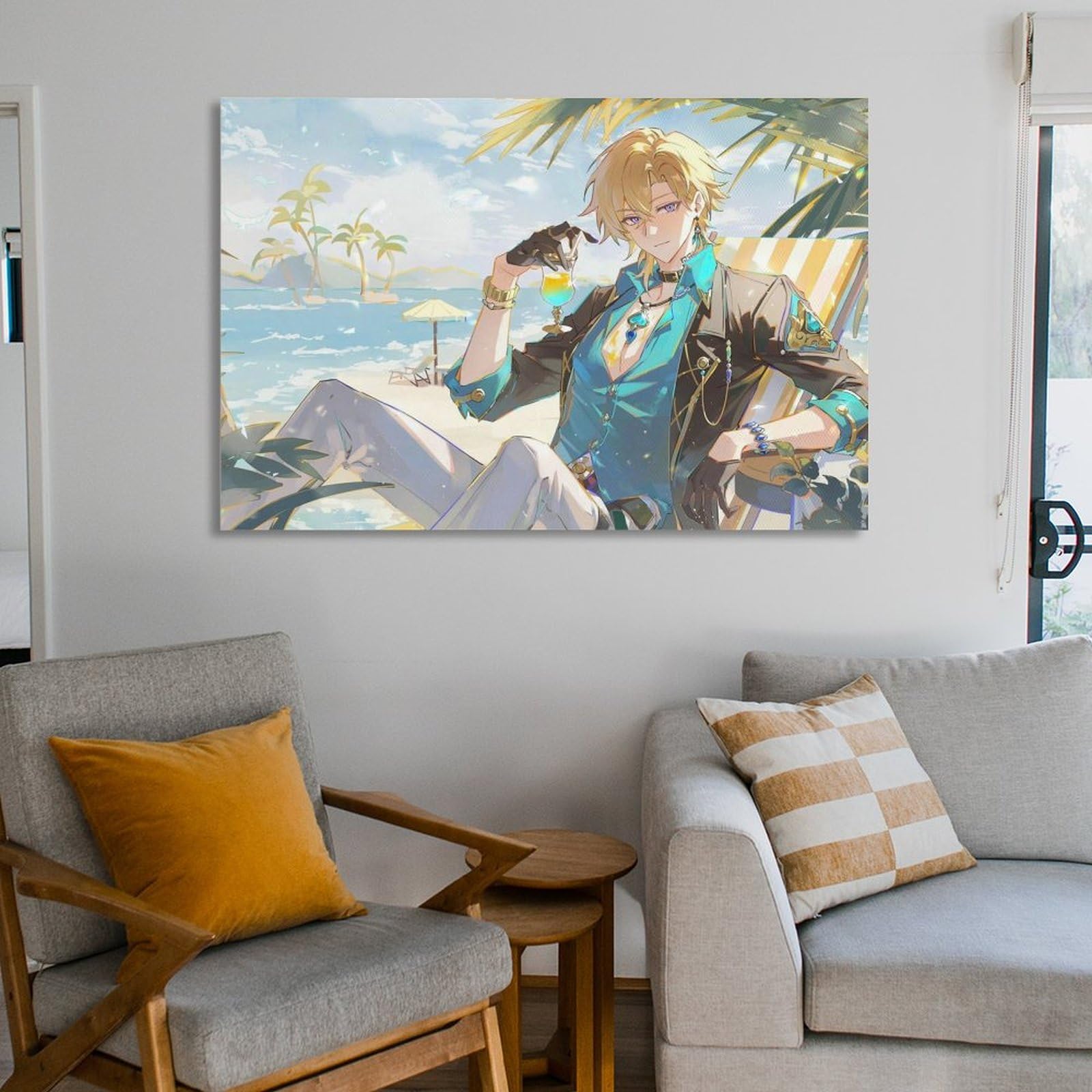 Amazon.co.jp: スターレイル アベンチュリン アートパネル 1枚 飾り絵