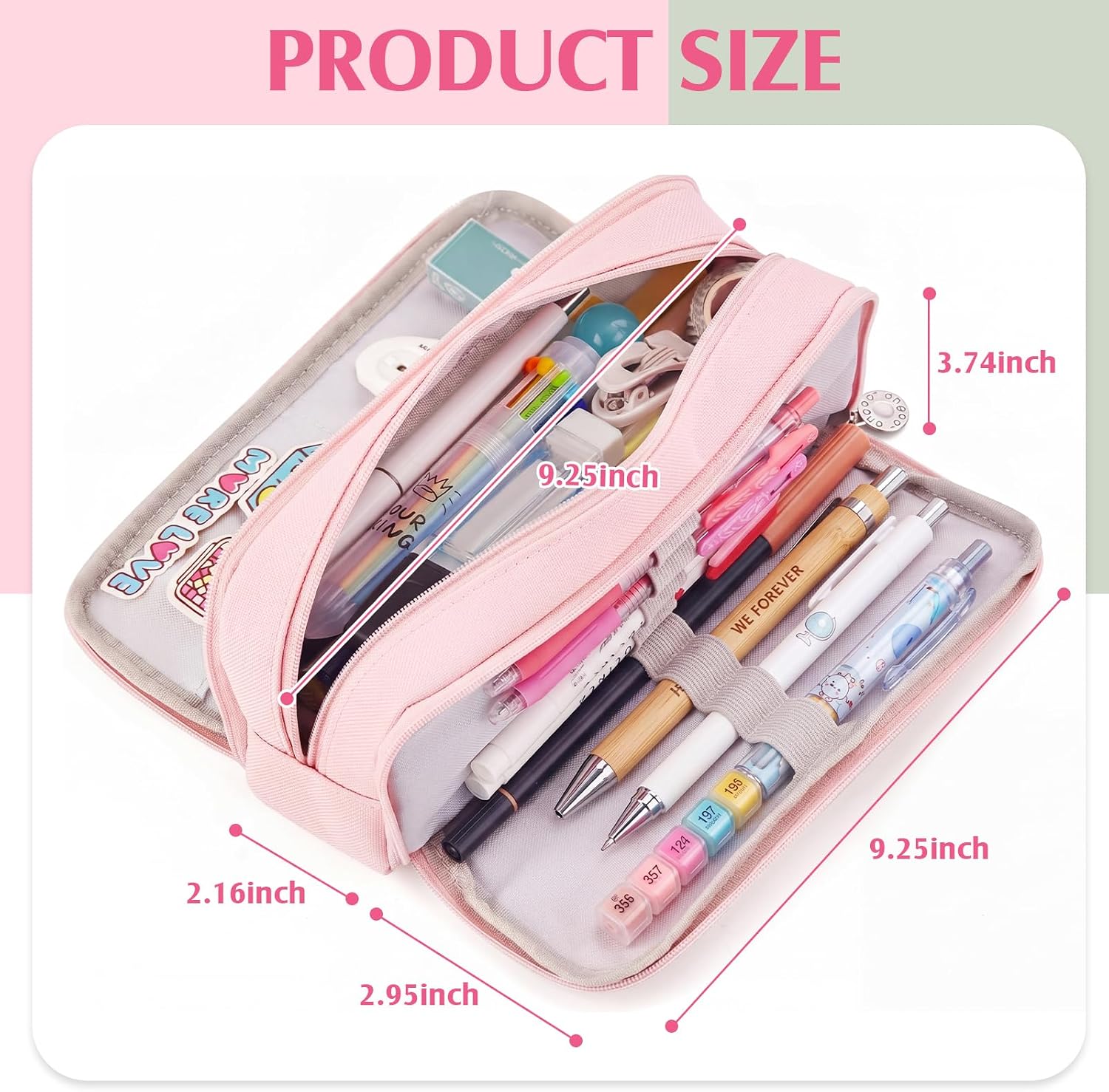 Dispowreath 24 Pack Large Pencil Case, Gifts for Christmas