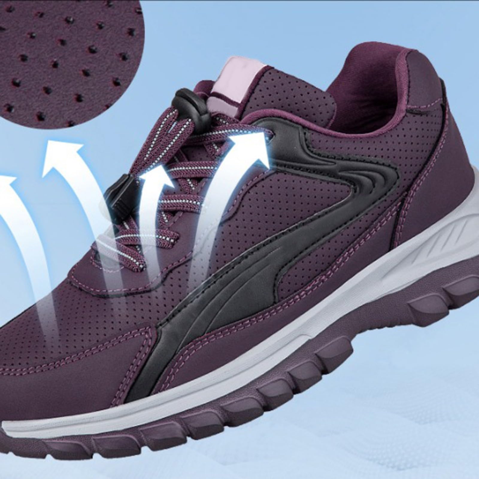 Sportschuhe Herren Damen - Sneaker Mit Schnüren Turnschuhe Orthopädische | Walkingschuhe Retro Sommerschuhe Atmungsaktive Freizeitschuhe Bequeme Arbeitschuhe Outdoor Casual Laufschuhe