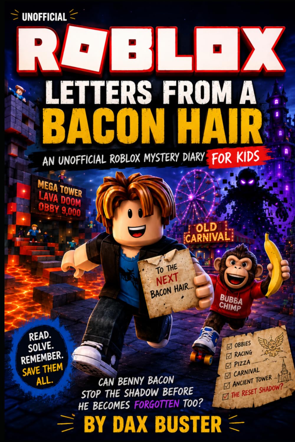 Roblox: Letters from a Bacon Hair: An Unofficial Mystery Diary for Kids