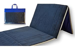 Foldable Prayer Mat with Backrest: Embrace Tranquility at Sea