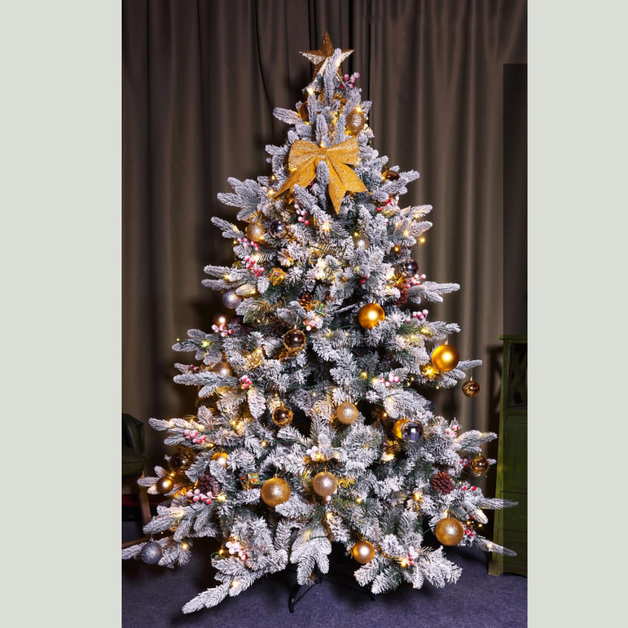 Amazon.co.jp: HGJH オーナメント付き クリスマスツリー おしゃれ 北欧