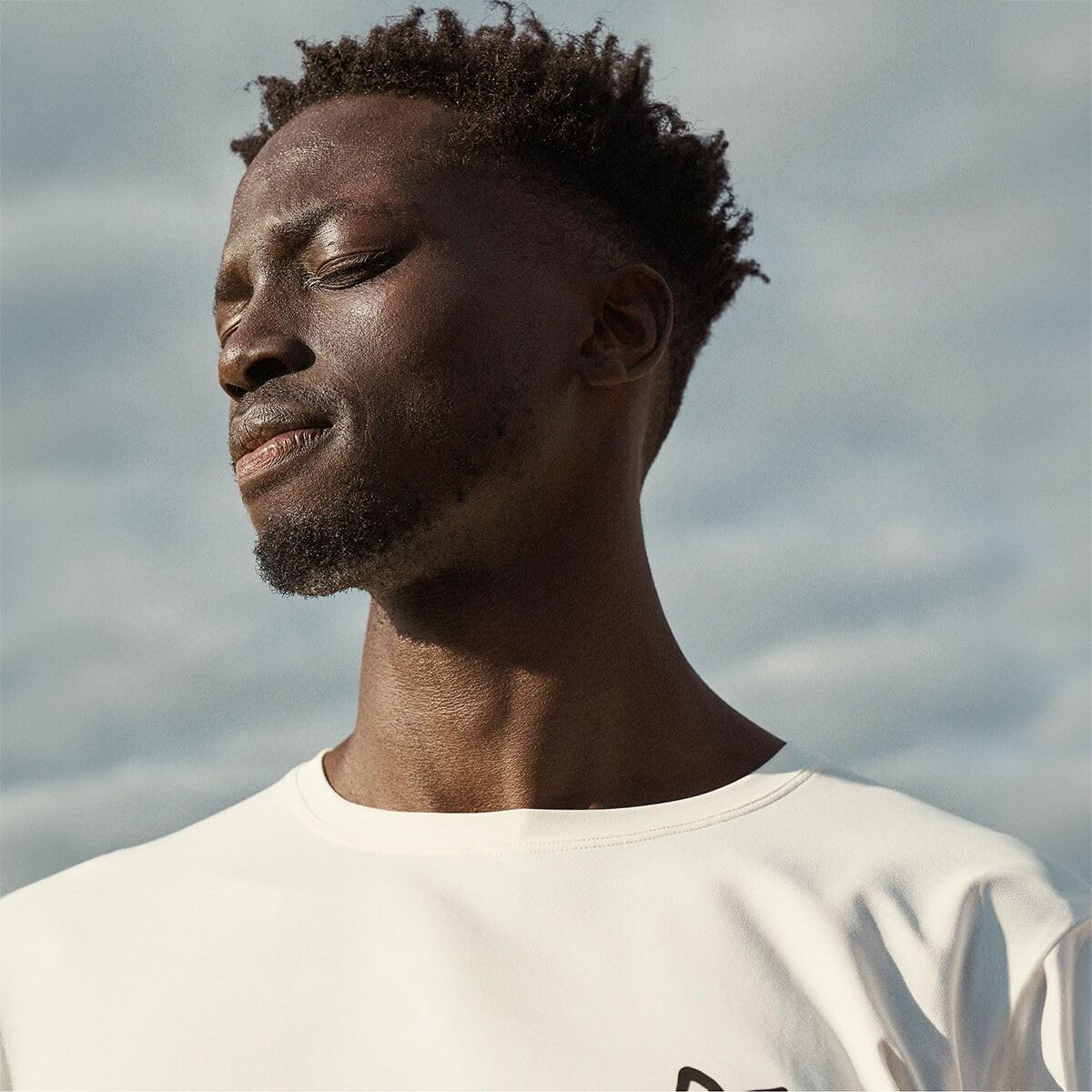 Lightweight Long Sleeve Tee, Lunar White - Image 2