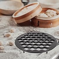 Vista 10 de Molde de ruso para albóndigas para hacer ravioles de metal, color negro