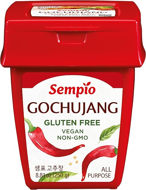 Sempio Gochujang Hot Pepper Paste Korean Chili Paste Gluten Free 250g Chilli & Hot Pepper Sauce