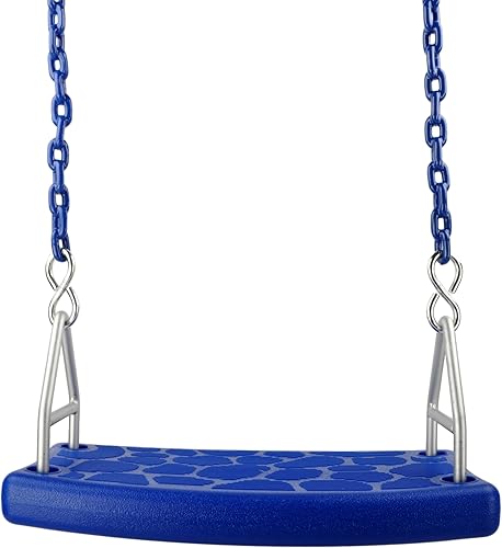 Swing Set Stuff SSS Logo Sticker plana Cadena con recubrimiento de asiento, Azul, 5,5 "