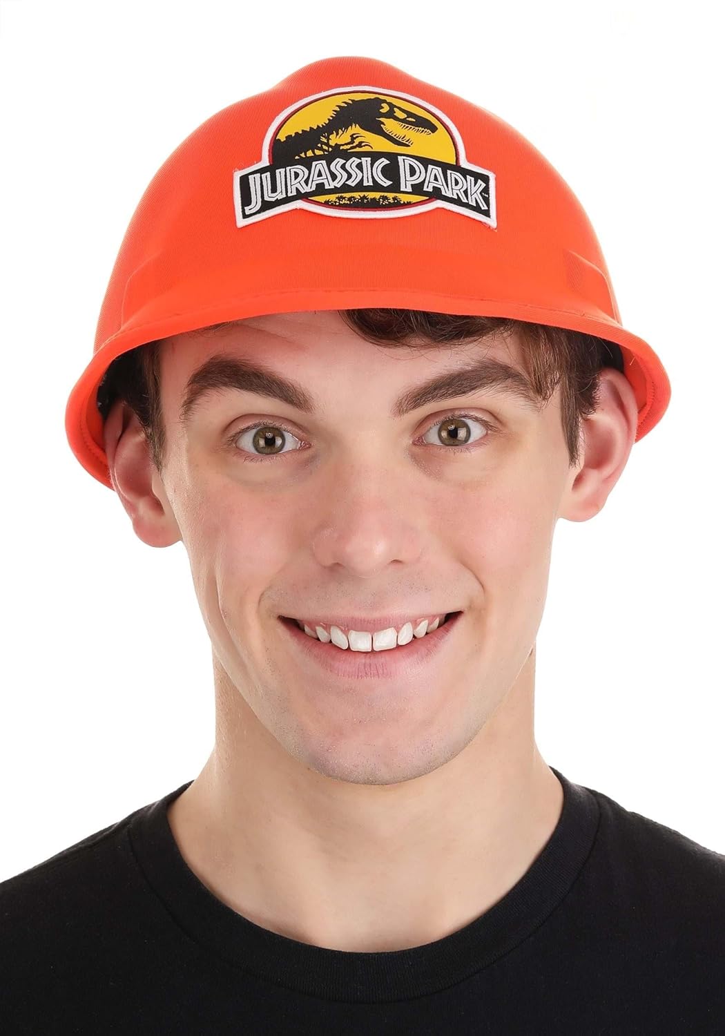 Jurassic Park Worker Costume Hard Hat - Foam Molded Hat with Size Adjustment, Officially Licensed