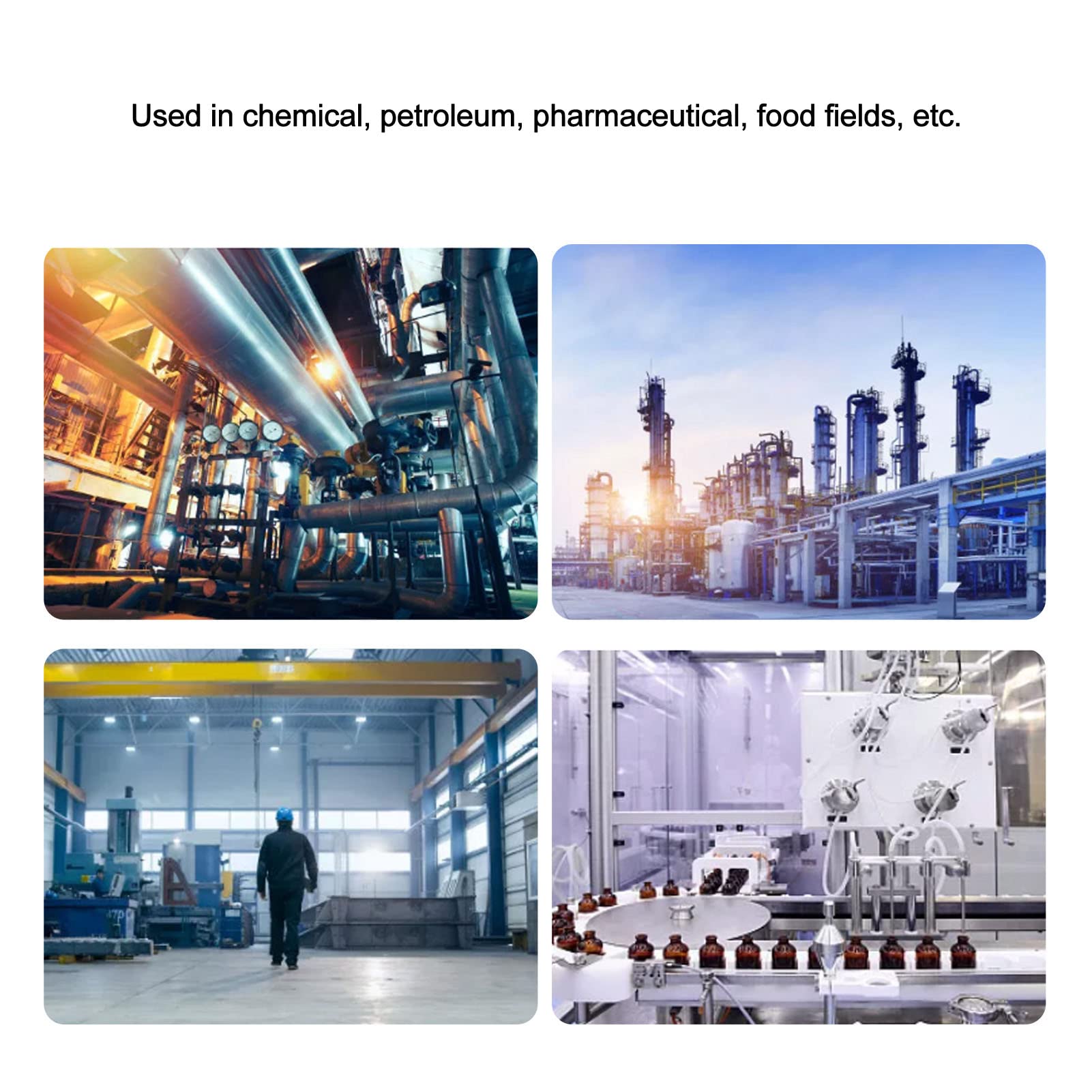 Caudalímetro de Líquido, Caudalímetro de Tubo de Plástico Transparente de Alta Precisión y Peso Ligero, 1,2-12 M³/h, Tubo de Caudalímetro para Petróleo, Industria Ligera, Fibra Química