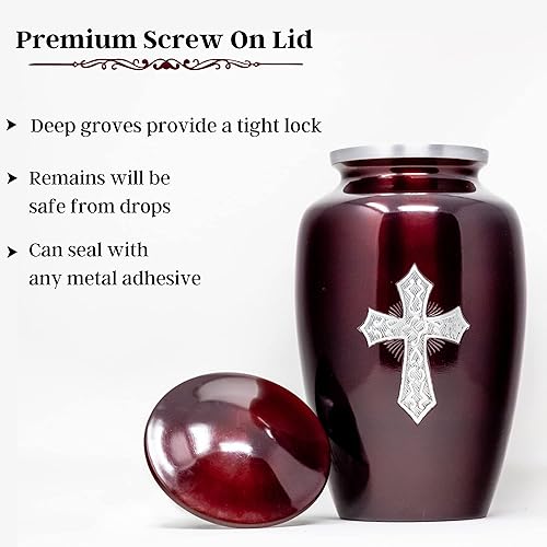 Miniatura 3 de Urnas de cremación para cenizas  Urnas para cenizas adultos hombres y mujeres  Urnas decorativas  Urnas para adultos  Urnas funerarias  Urnas de